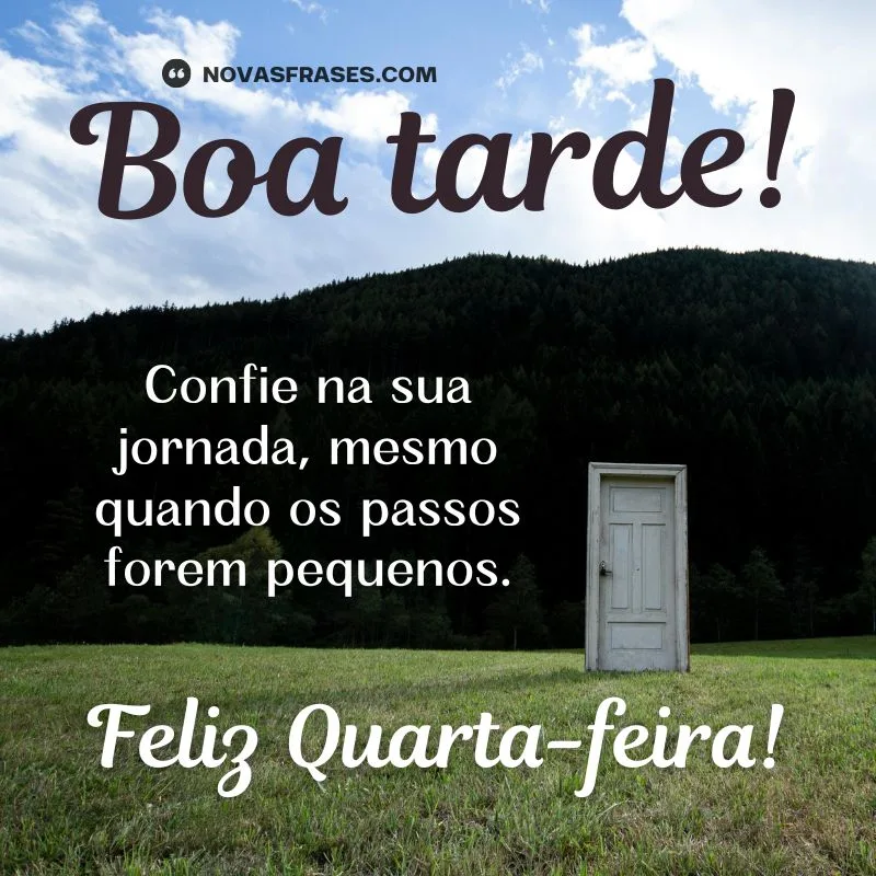 desejos de boa tarde quarta-feira