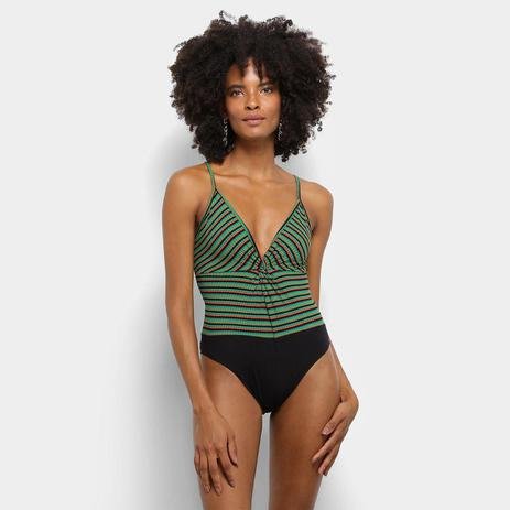 body feminino plus size com decote V