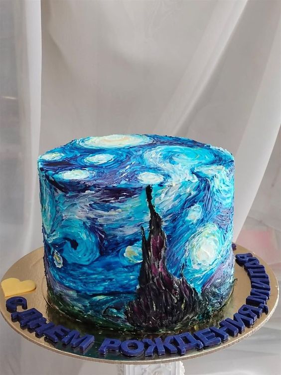 bolo azul feminino com nome