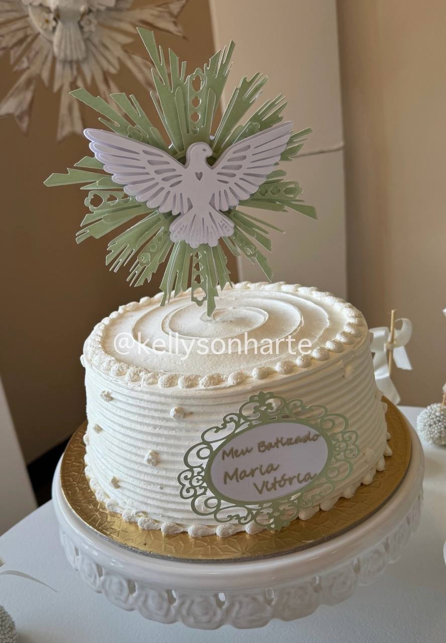 bolo de anjinha para batizado