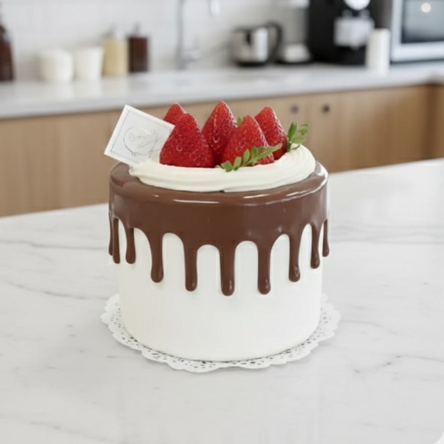 como fazer bolo fake