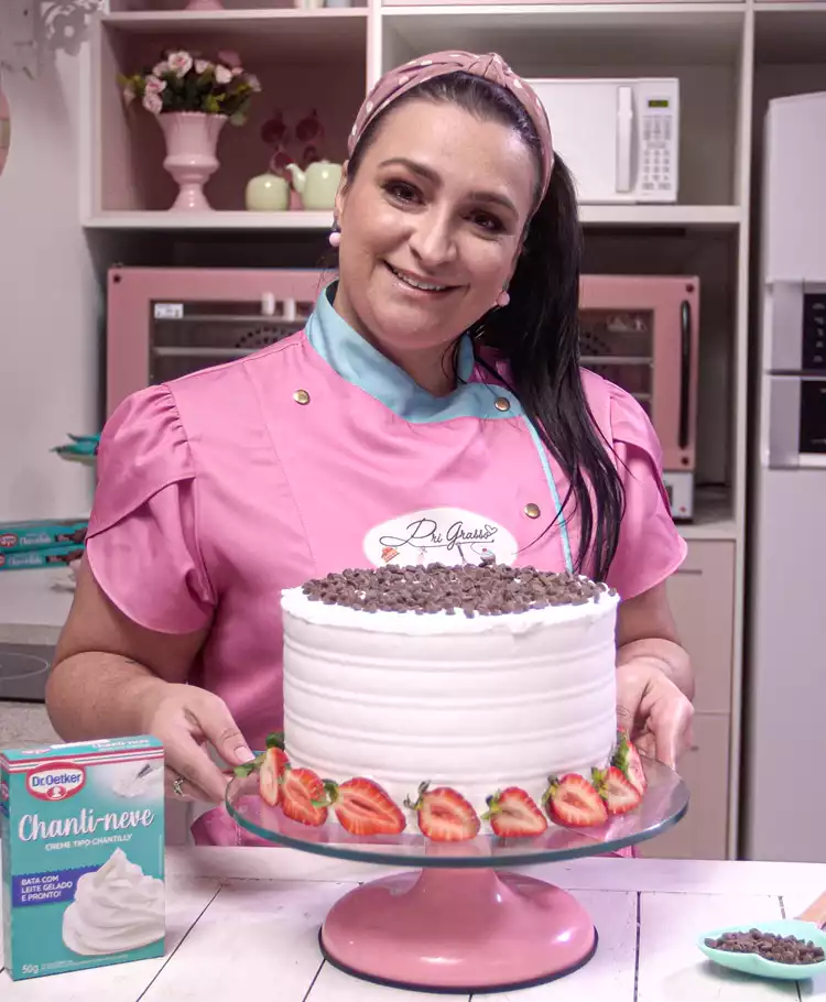 chantilly consistente para bolos