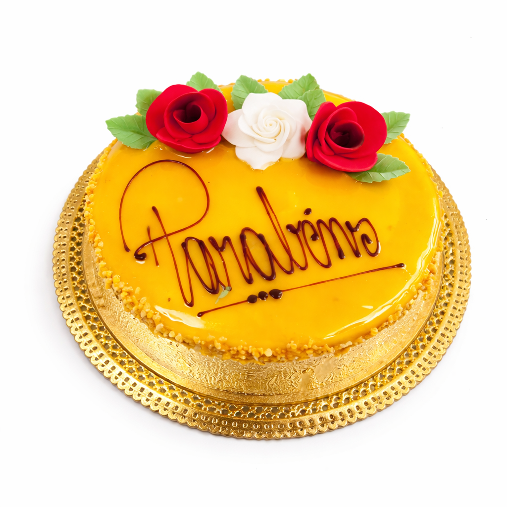 Bolo feminino rosa e branco