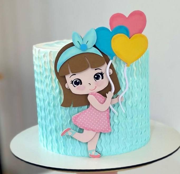 bolo infantil menina tema bailarina