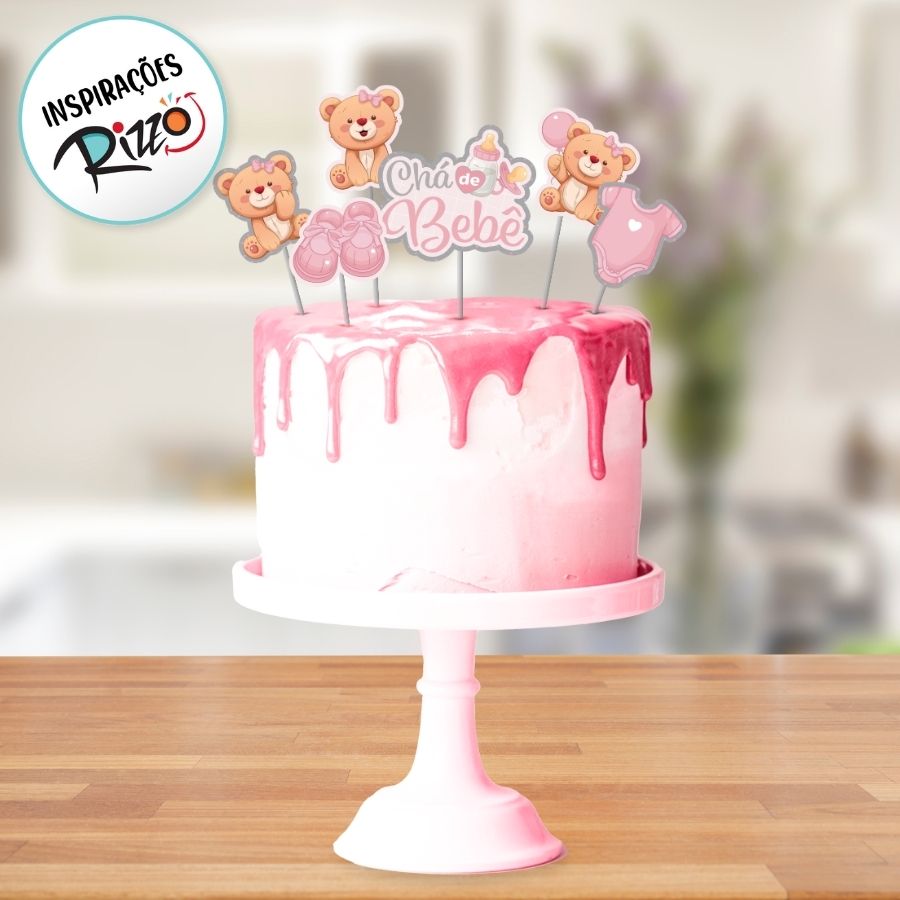 bolo infantil menina chantininho