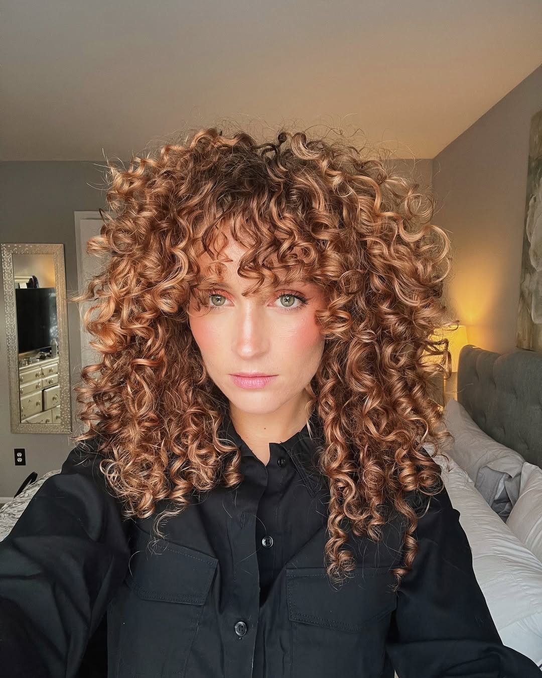 cabelo cacheado comprido tumblr