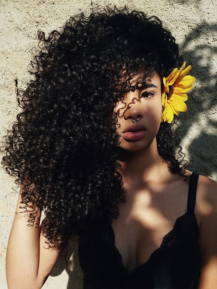 ideias de cabelo cacheado comprido tumblr para se inspirar