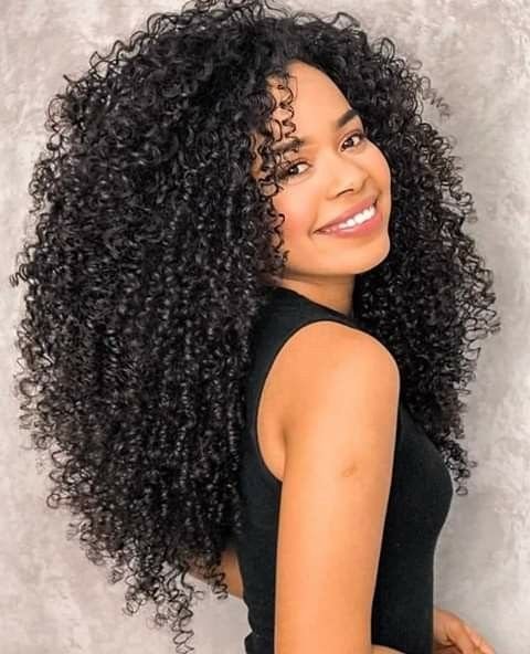 cabelo cacheado comprido tumblr