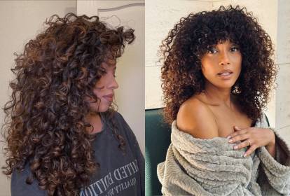 corte em camadas vs curly bob para cabelo cacheado no ombro