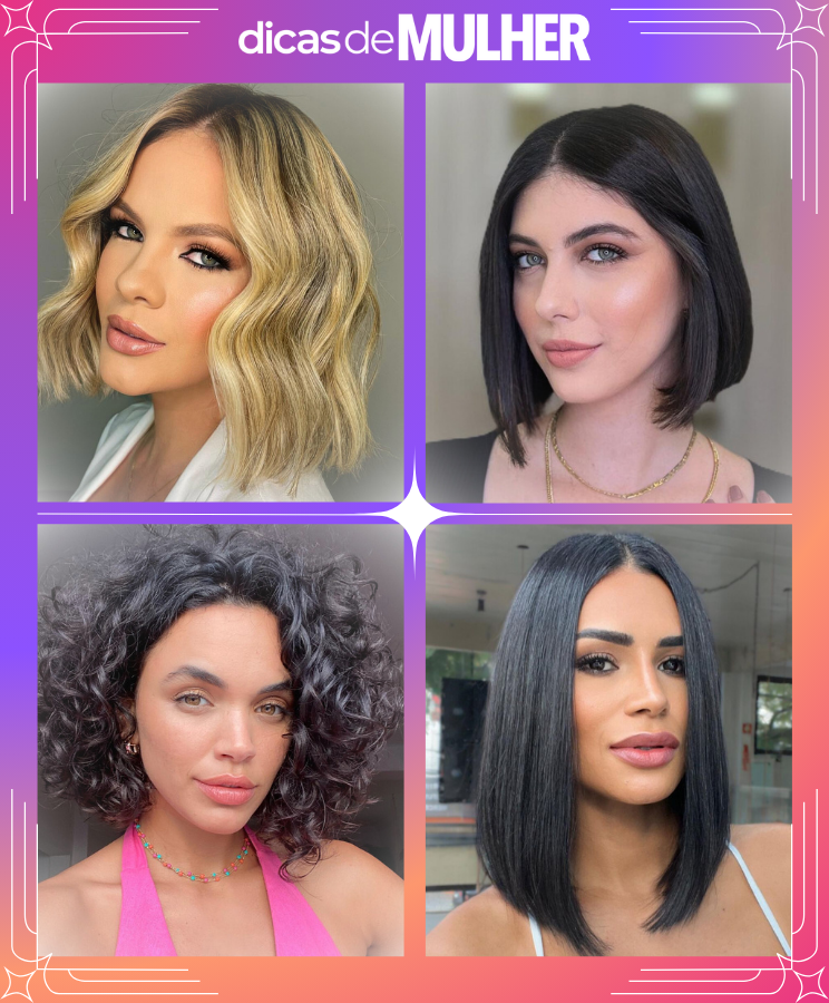 cabelo chanel de bico frente e costas