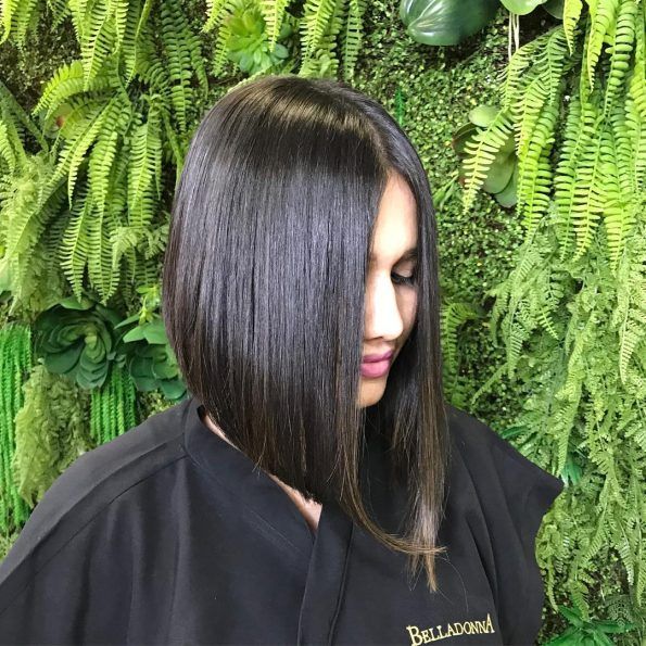 chanel de bico para rosto redondo