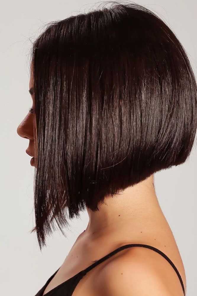 inspiração corte chanel de bico frente e costas