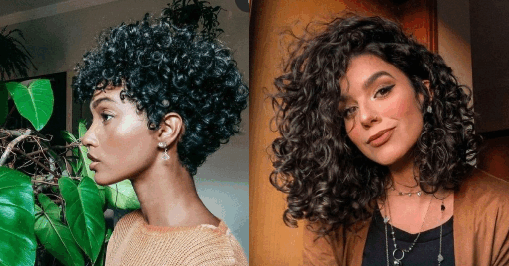 corte para cabelo cacheado volumoso