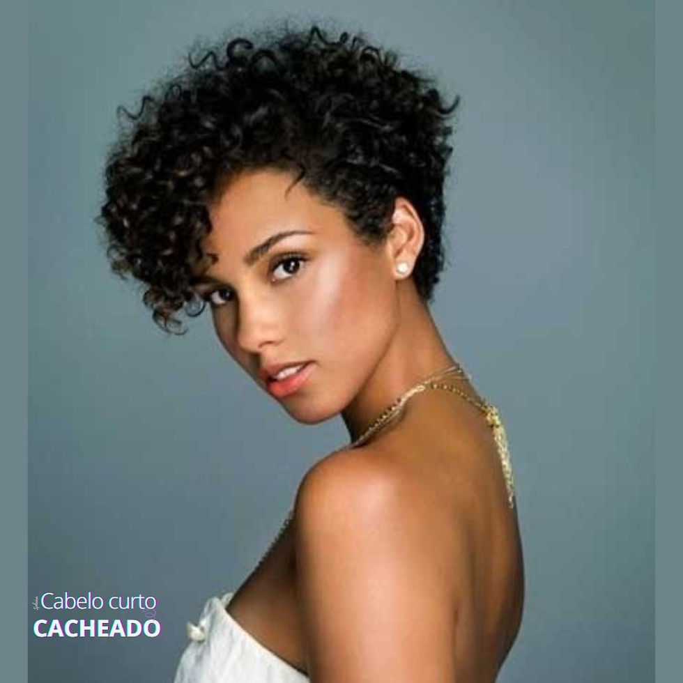 acessórios cabelo cacheado curto