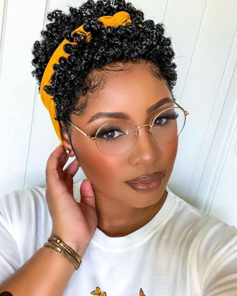 cabelo curto feminino cacheado crespo