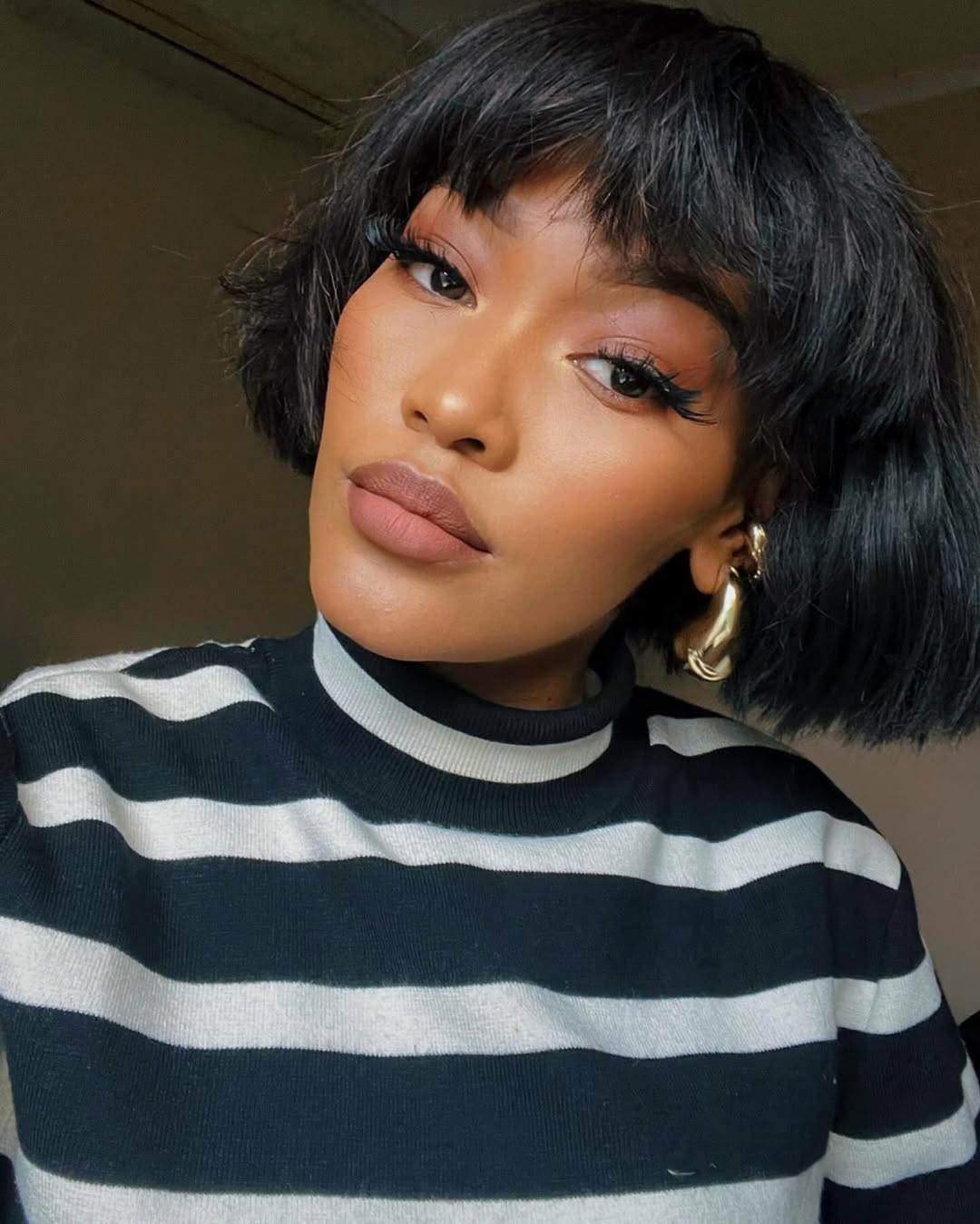 corte pixie liso feminino