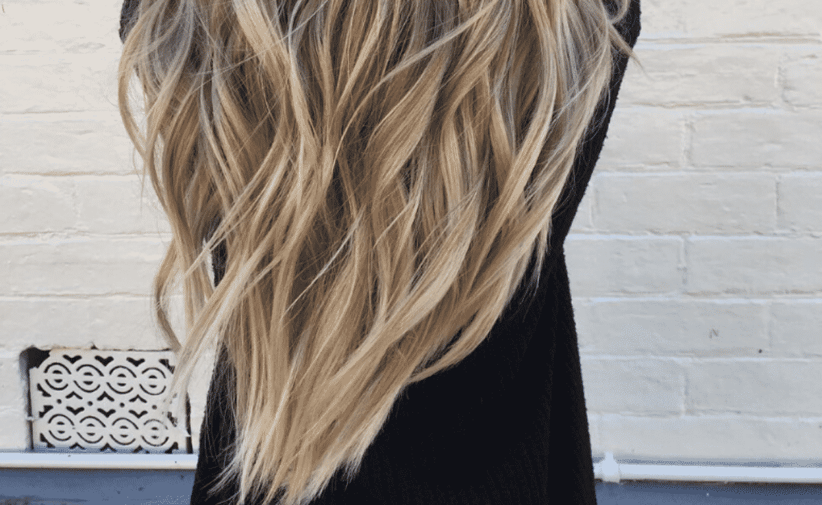 como manter o cabelo desfiado de costas