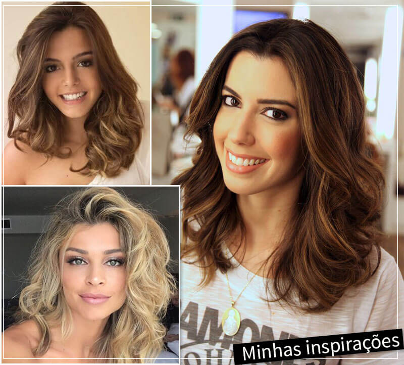 cabelo desfiado de costas