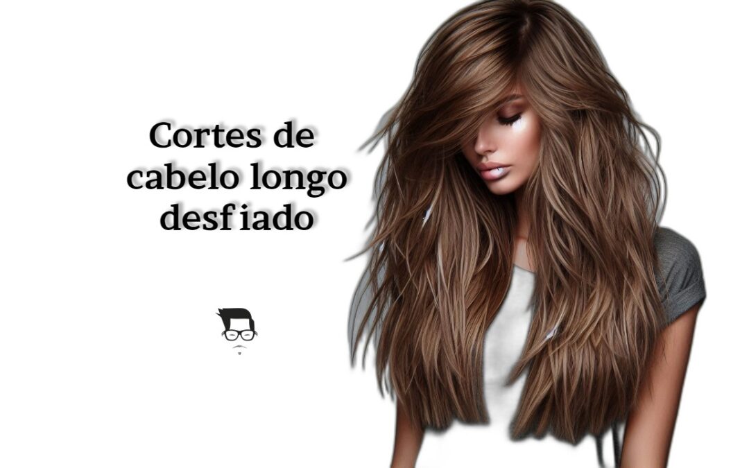 inspiração corte de cabelo desfiado de costas