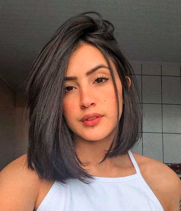 erros ao cortar cabelo bob liso curto