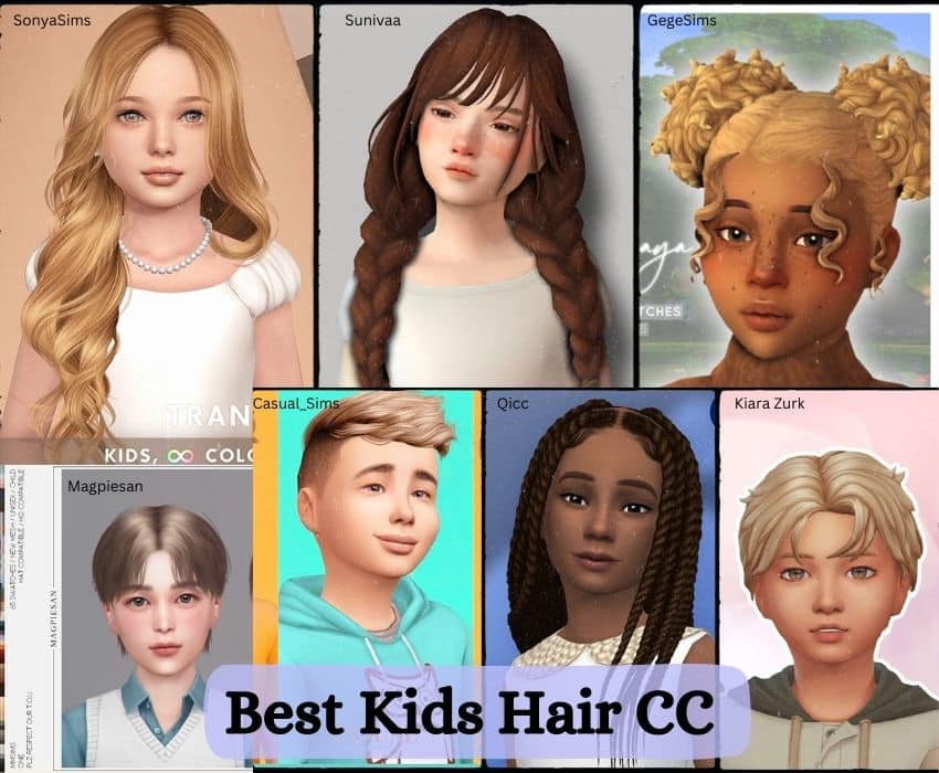 cabelo infantil the sims 4