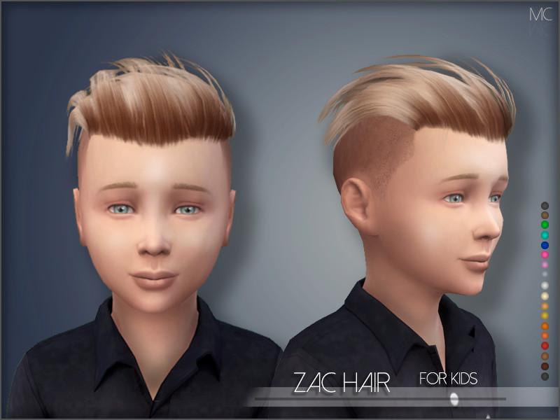 melhores penteados cabelo infantil the sims 4 para baixar