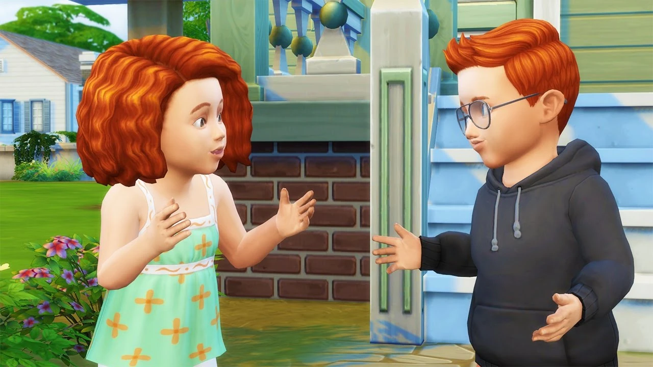 cabelo alpha vs maxis match the sims 4 infantil