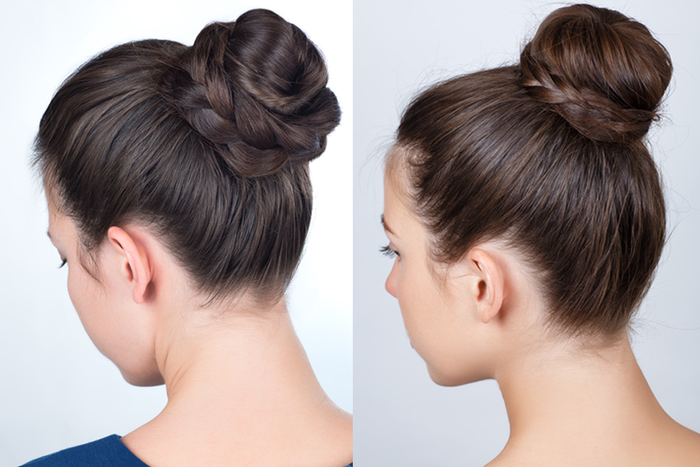 cabelo natural coque