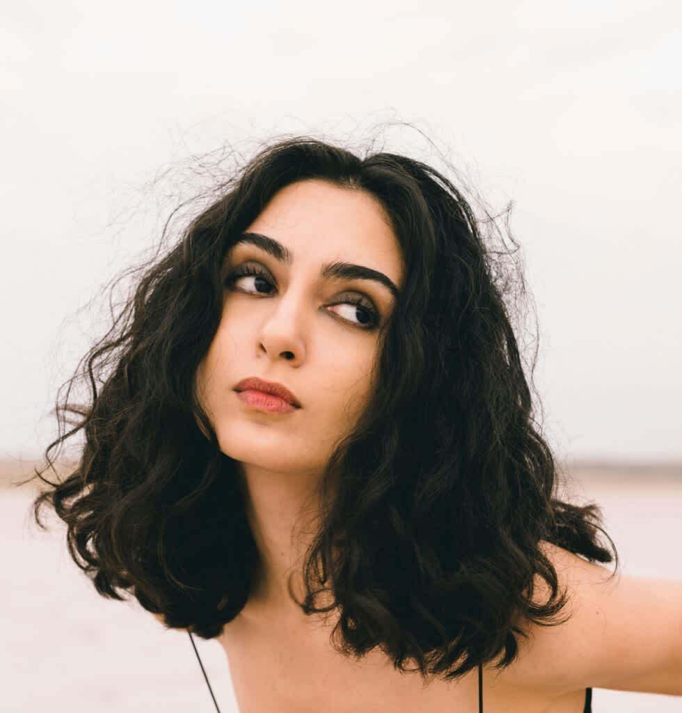 corte long bob ondulado