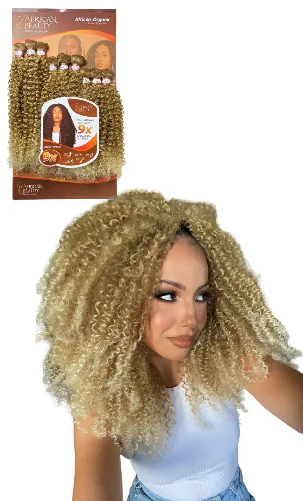 Cabelo orgânico cacheado Daisy