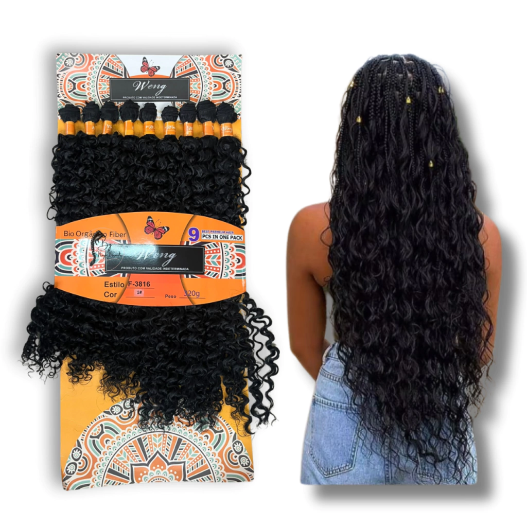 Cabelo orgânico cacheado Goivo