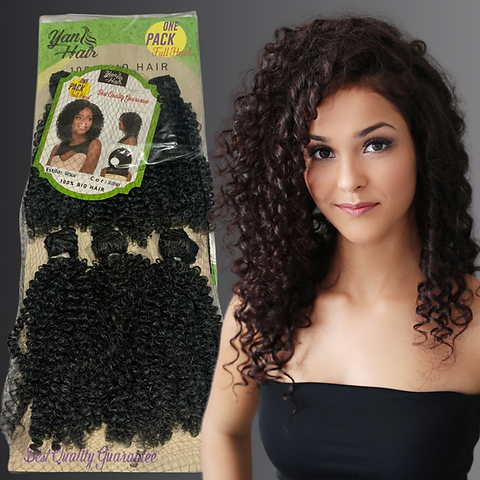 Cabelo orgânico cacheado para crochet braids