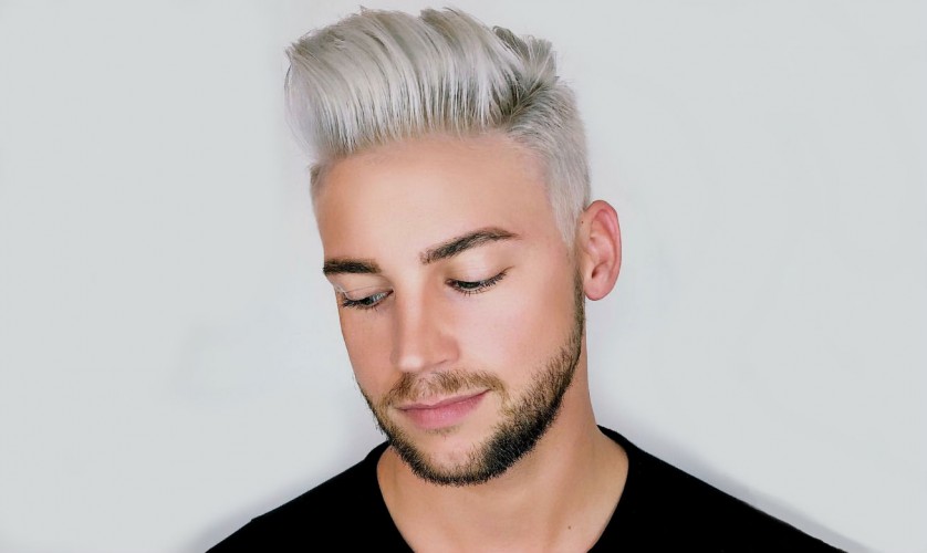 cabelo platinado masculino