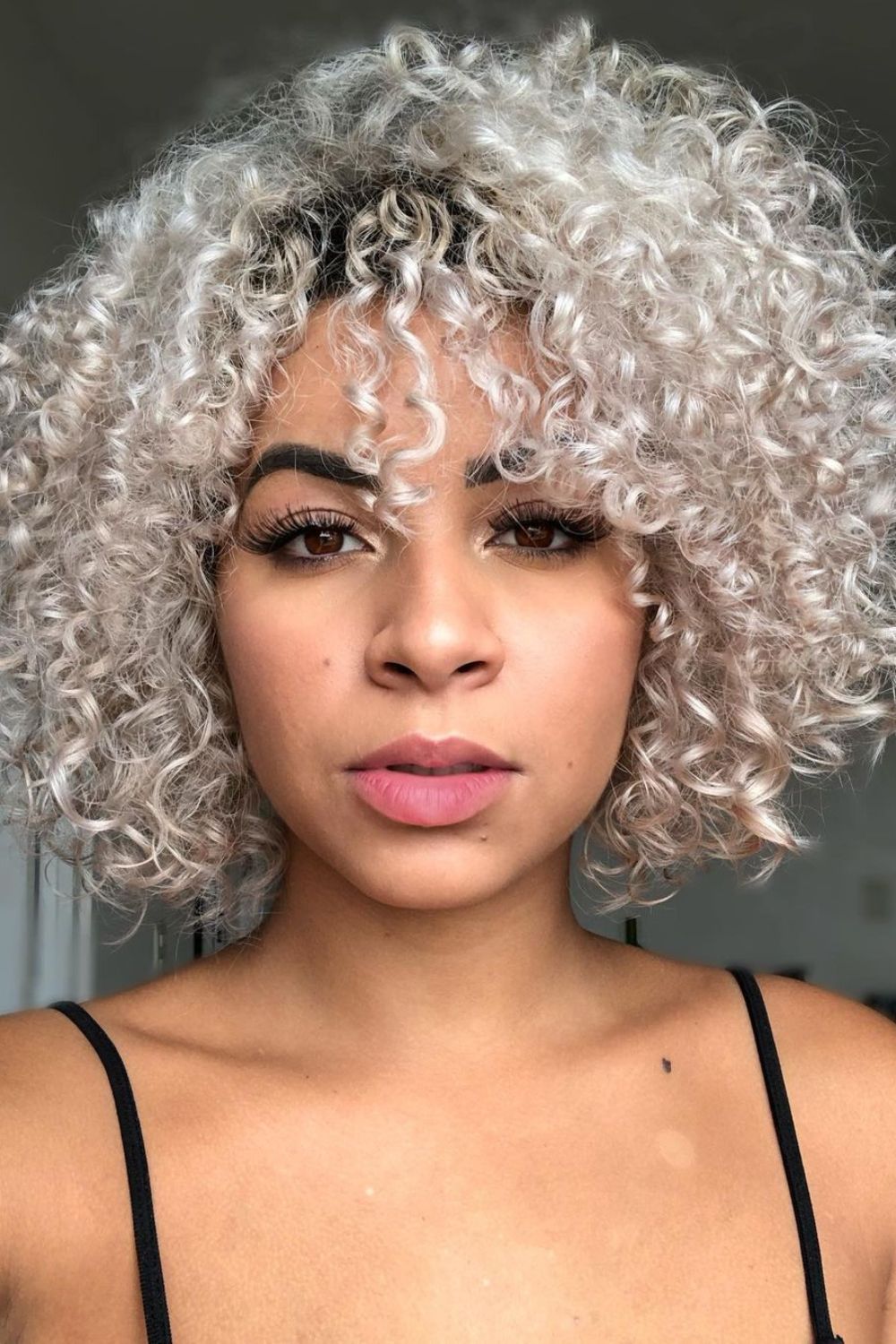 matização de cabelo platinado