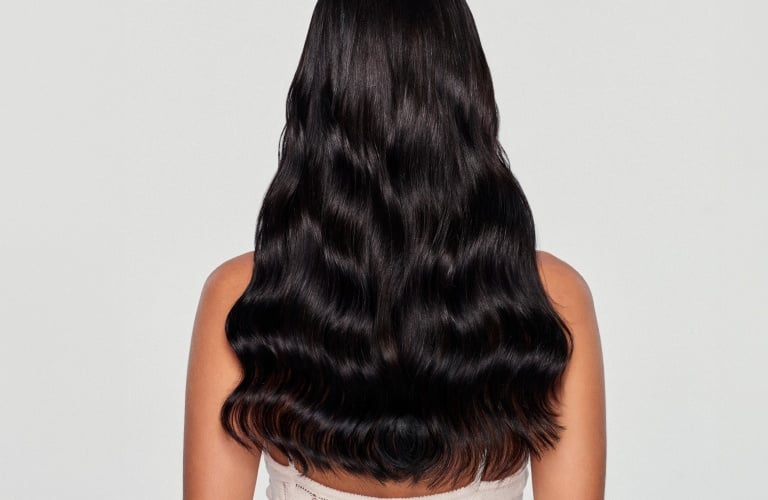 cabelo preto liso longo