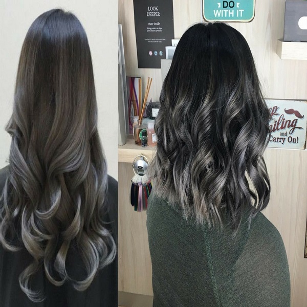 inspiração cabelo preto perolado para todos os comprimentos