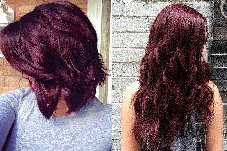 melhores fotos cabelo vermelho acaju escuro