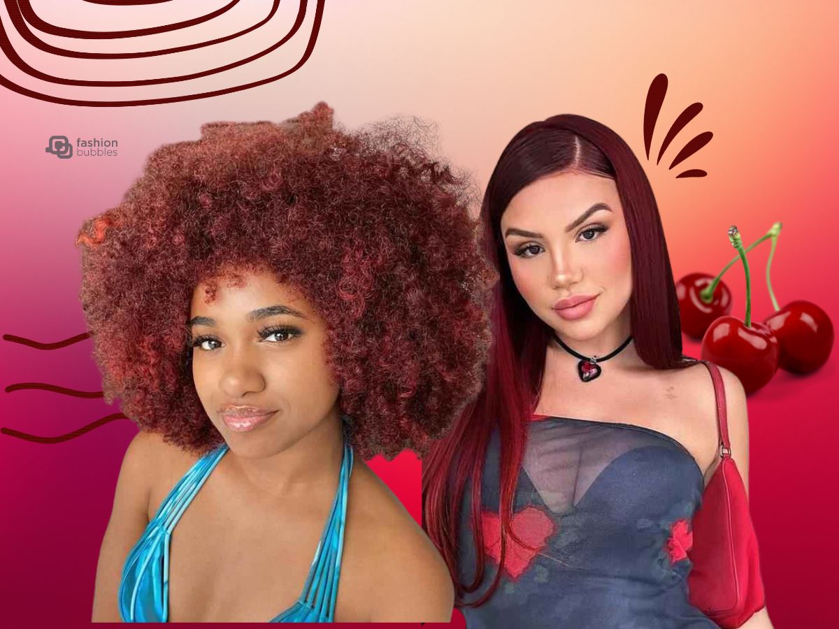 melhores fotos cabelo vermelho acaju escuro