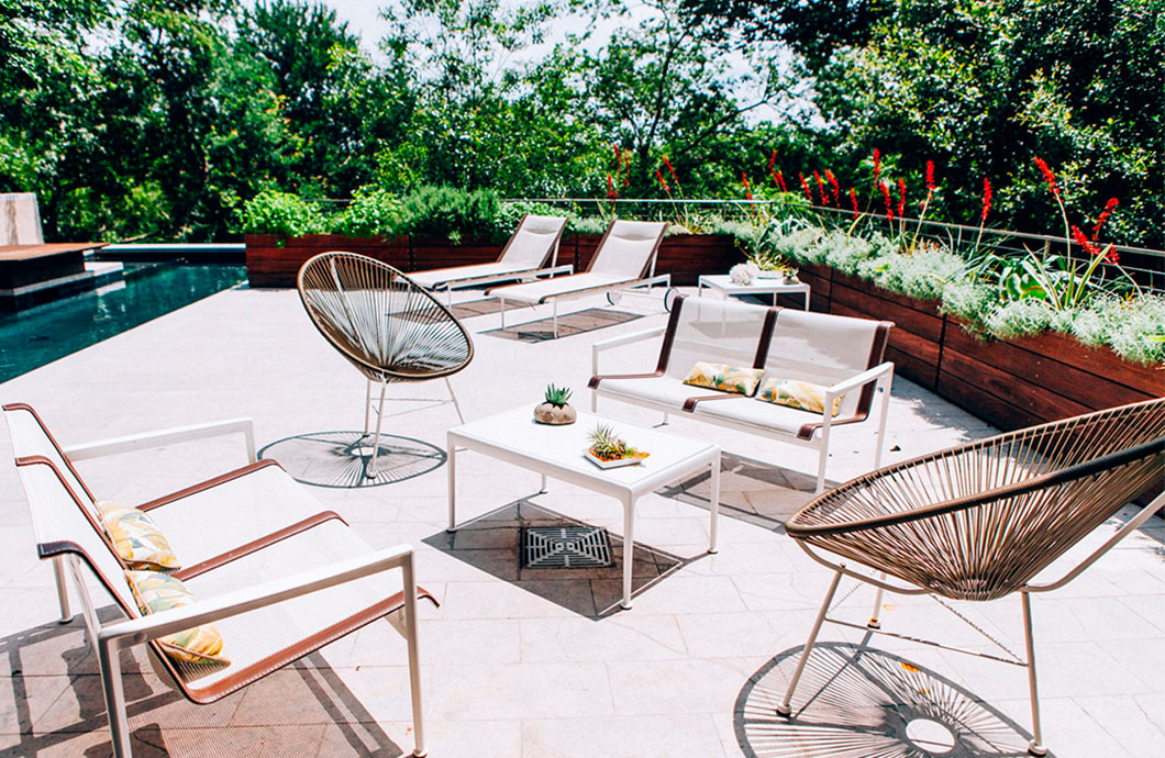 como limpar e conservar cadeira Acapulco de fibra sintética