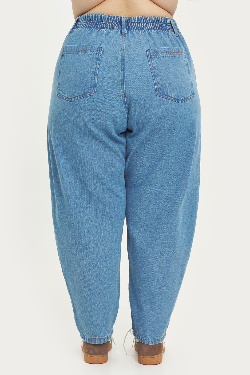 calça wide leg barrel