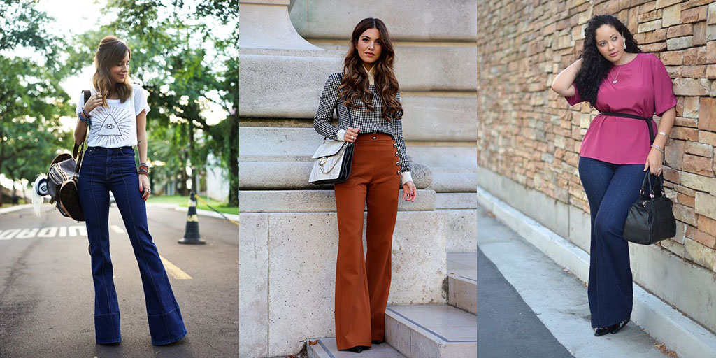 melhores looks calça flare veludo feminina