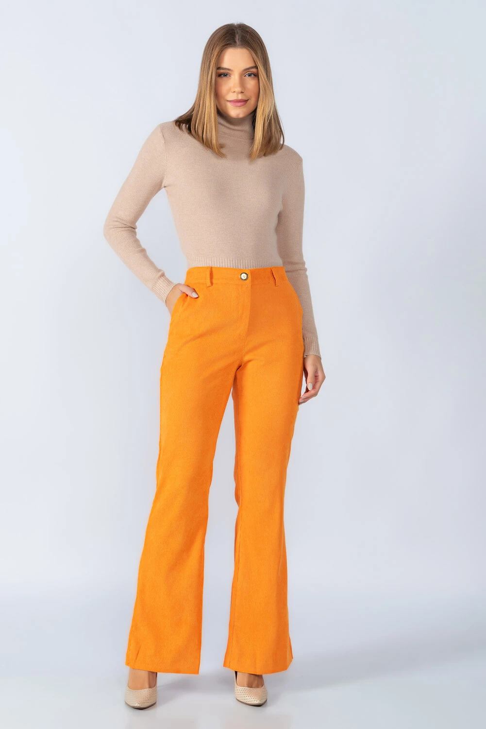 calça flare veludo vs calça pantalona veludo