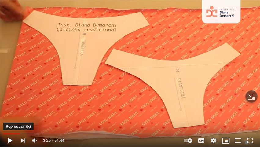 calçinha passo a passo