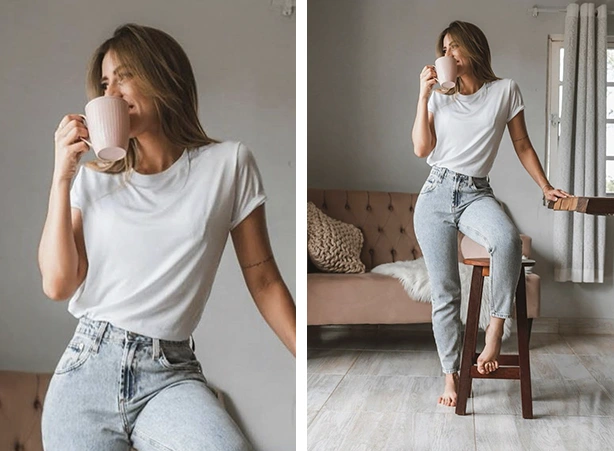 erros comuns ao usar camisetão feminino