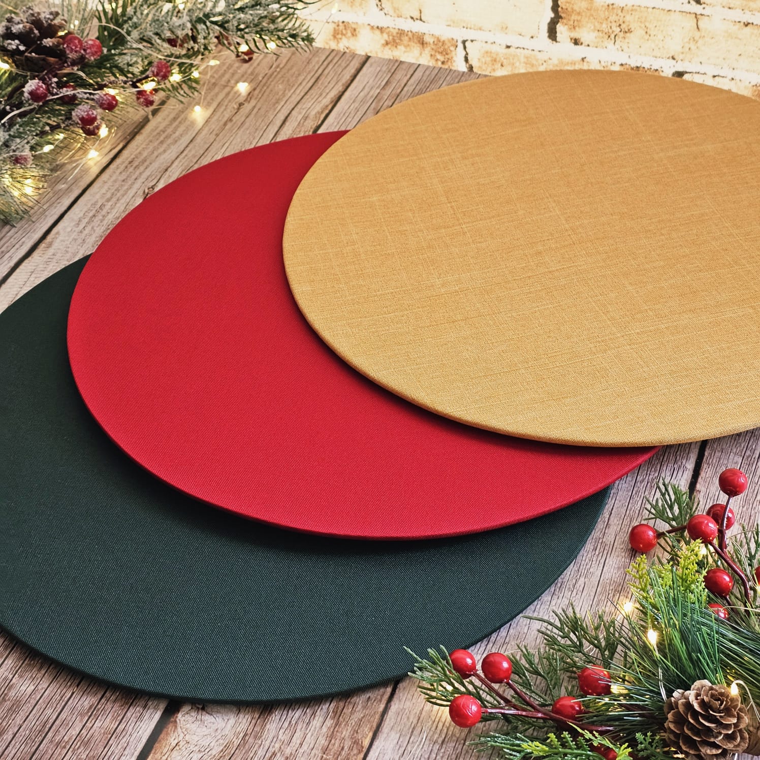 DIY Capa de Sousplat: Materiais