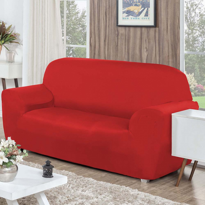 Capa de sofá 2 e 3 lugares elástica