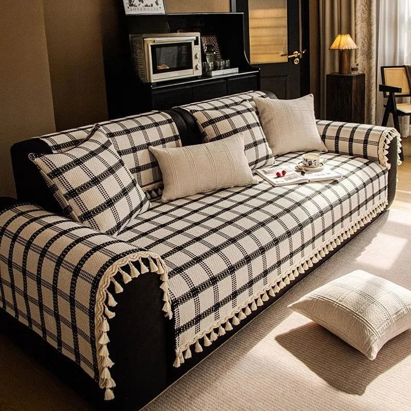 Capa de sofá impermeável super elástica