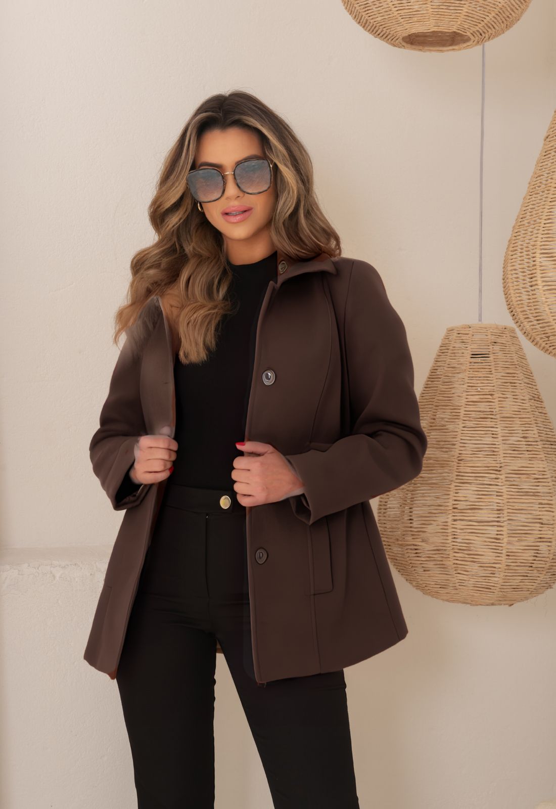 casaco feminino inverno longo