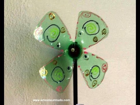 cata vento de garrafa pet passo a passo