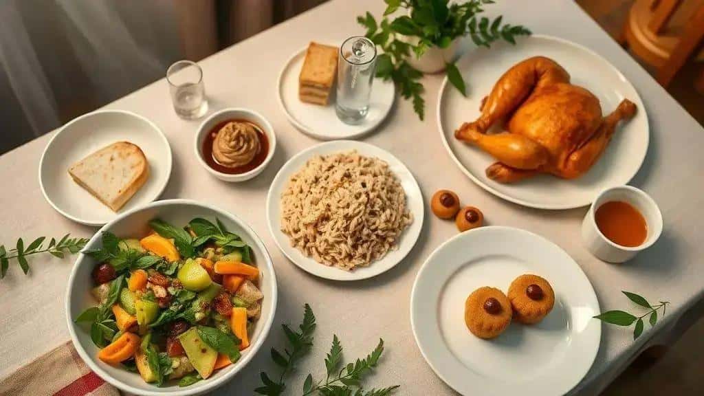 ceia de ano novo vegana